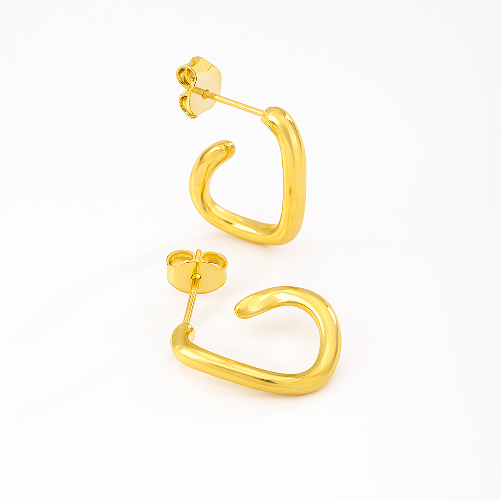 Organic Shaped Half Hoop