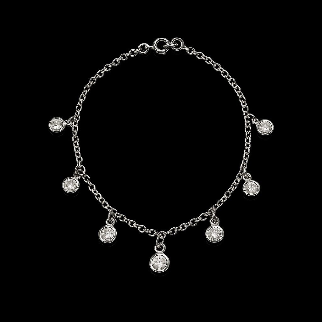 Silver Zirconia Bracelet