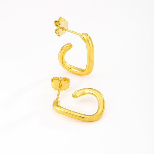 Organic Shaped Half Hoop