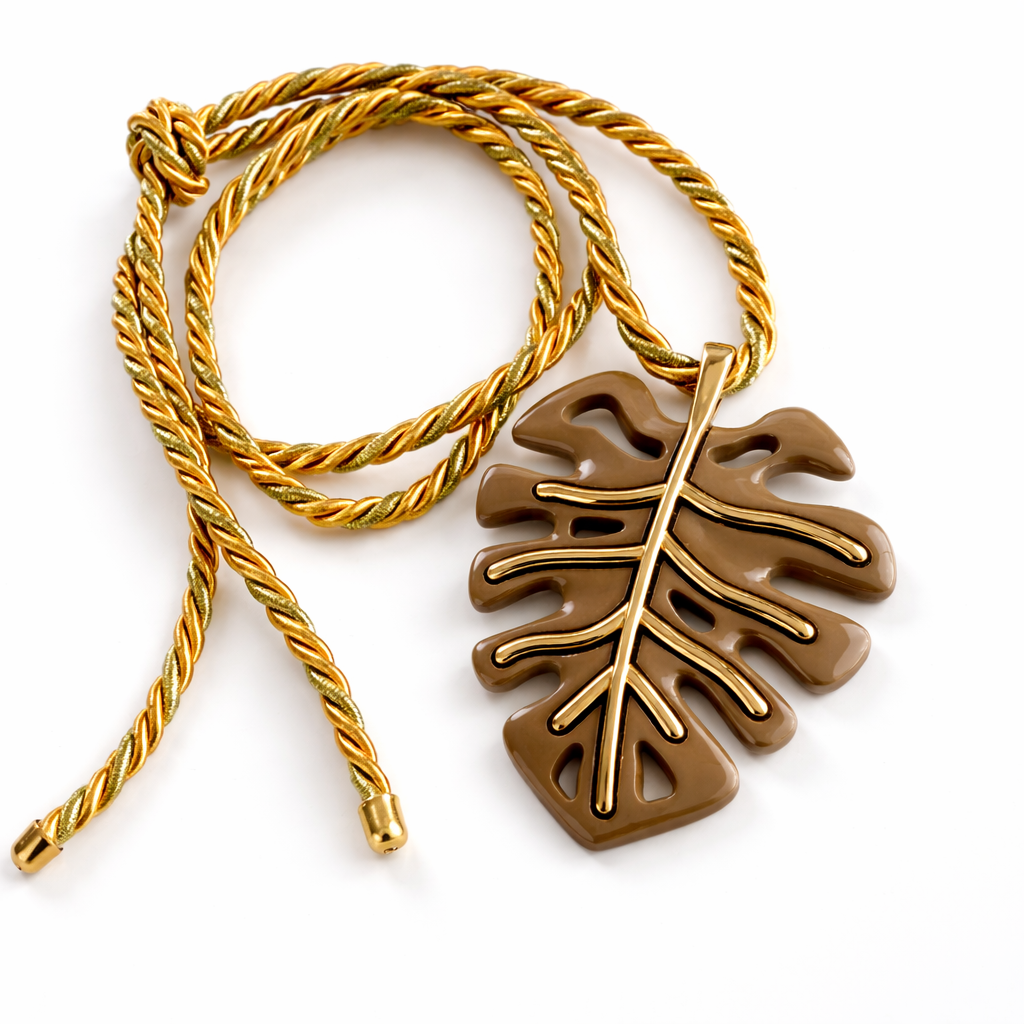 Amazonia Monstera Necklace