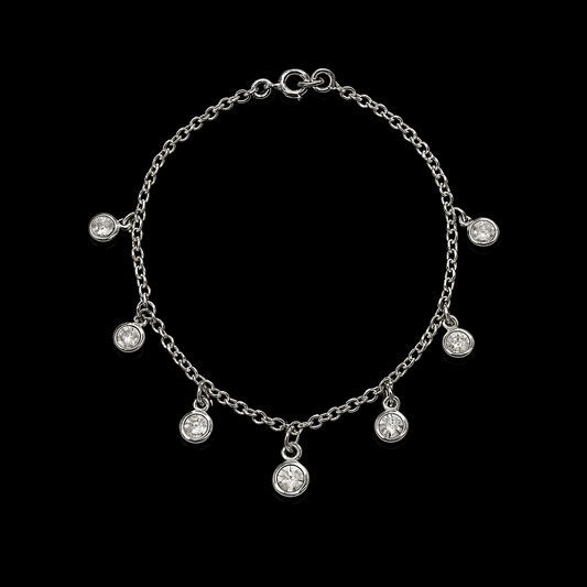 Silver Zirconia Bracelet