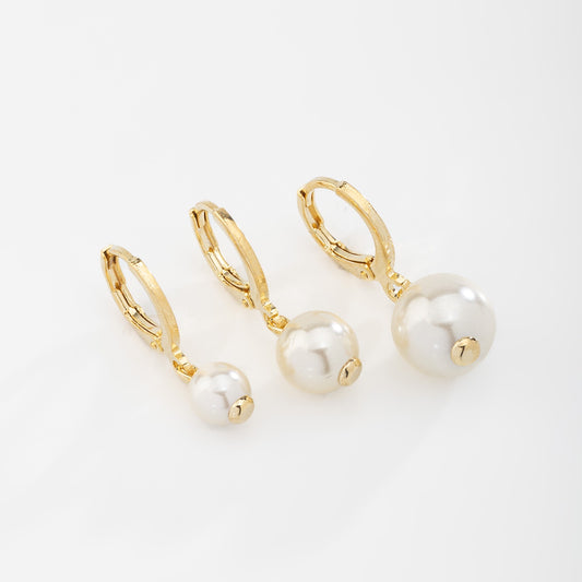 Pearl Trio Hoop Set