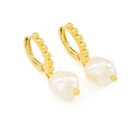 Mary-  mini hoop with pendant