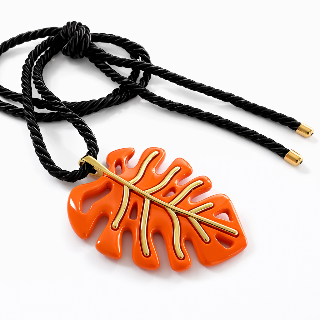 Amazonia Monstera Necklace