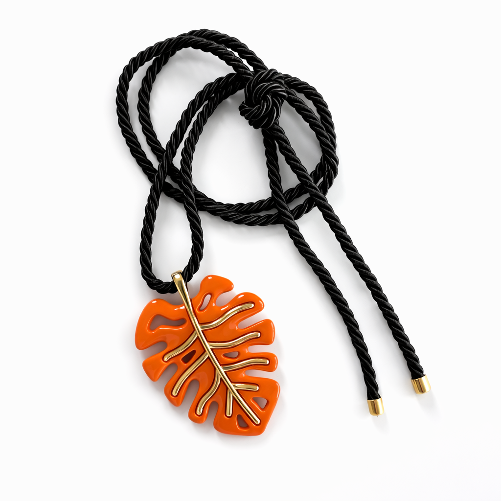 Amazonia Monstera Necklace